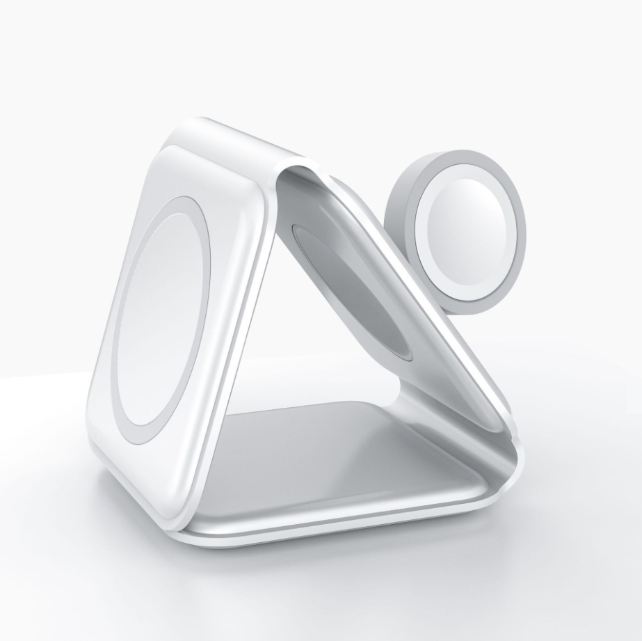 3 In 1 Mini Folding Magnetic Wireless Charger Stand Mobile Phone Wireless Charger