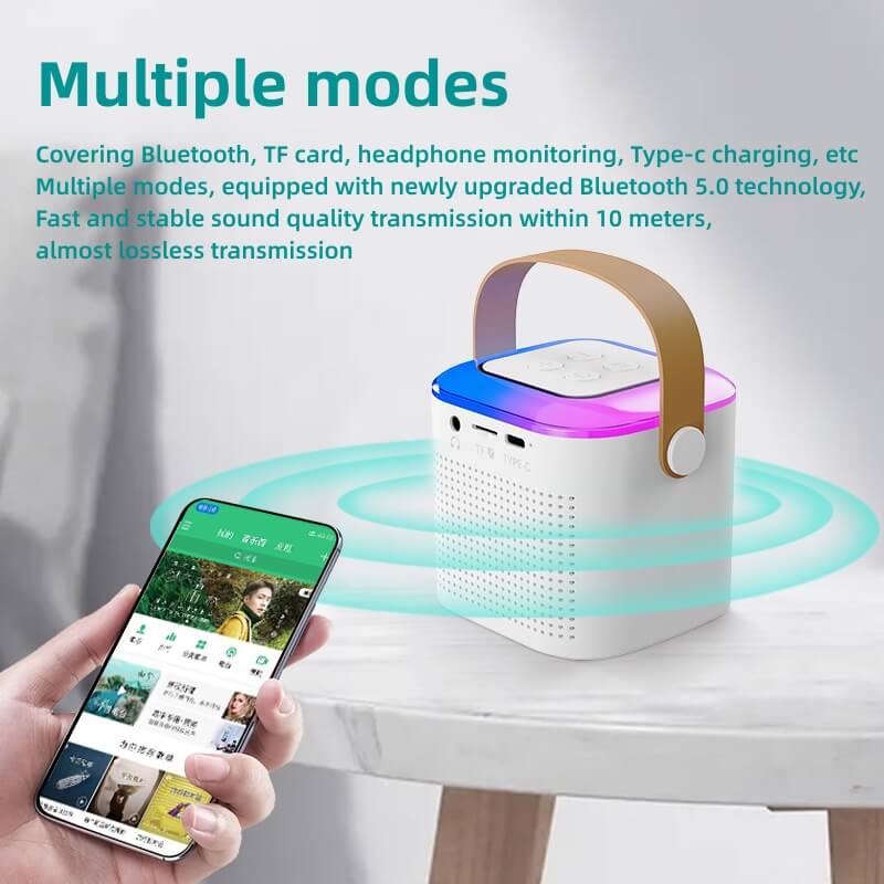 Cute Kids Rechargeable Bluetooth Home Party Stage Wireless Portable Speaker