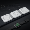 3 In 1 Mini Folding Magnetic Wireless Charger Stand Mobile Phone Wireless Charger