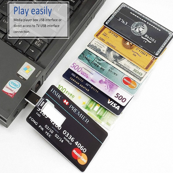 Credit Card Shaped USB Drive