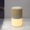 Environmentally Mini Portable Luminous Bamboo Speaker with lights