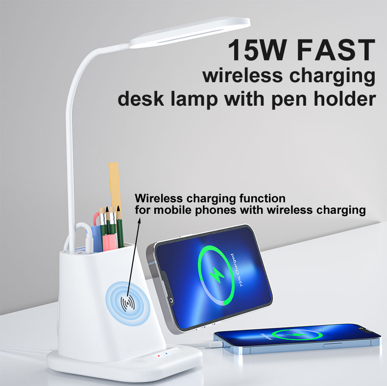 5-1 Wireless Charger Desk Lamp