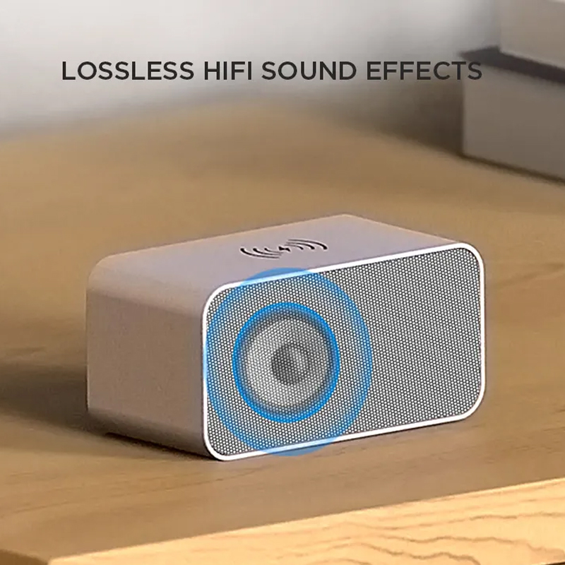 10w Smart Iphone Wireless Charger 3 in 1 with Speaker 