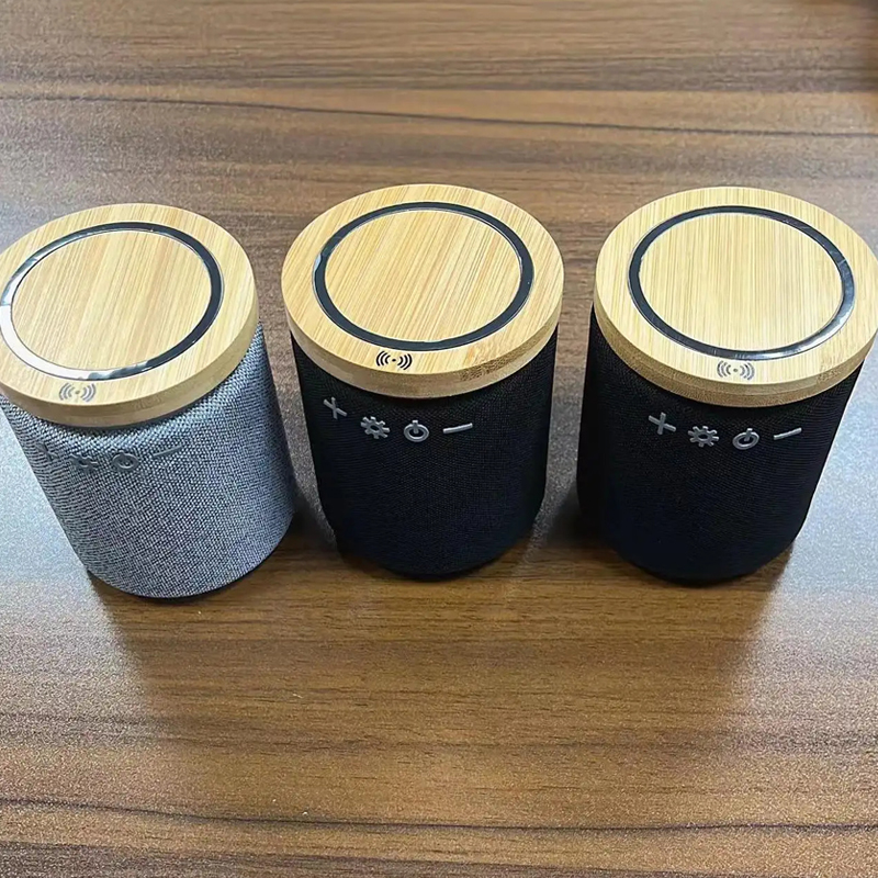 LED Light Lamp BT Speaker Fast Wireless Charger Station