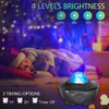 Star Projector Bedroom Led Night Light Rotating Star Lamp Speaker