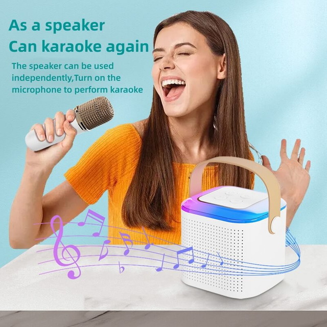 Cute Kids Rechargeable Bluetooth Home Party Stage Wireless Portable Speaker