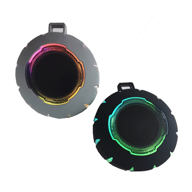 Portable Small Waterproof Dazzling Color Led Light Wireless Speaker