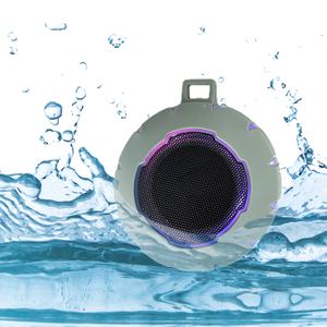 Portable Small Waterproof Dazzling Color Led Light Wireless Speaker