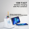 Multifunctional Office Phone Wireless Charger Promotional Gift Wireless Charger With Pen Holder