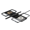 Transparent Mecha Style 3 in 1 Wireless Charger Fast Charging Pad for Watch Airpods And Phones