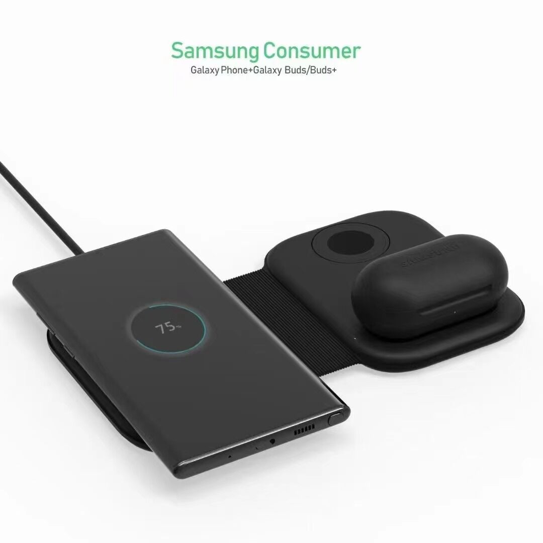 3 In 1 Magnetic Foldable Desk Phone Charger 15w Wireless Charger
