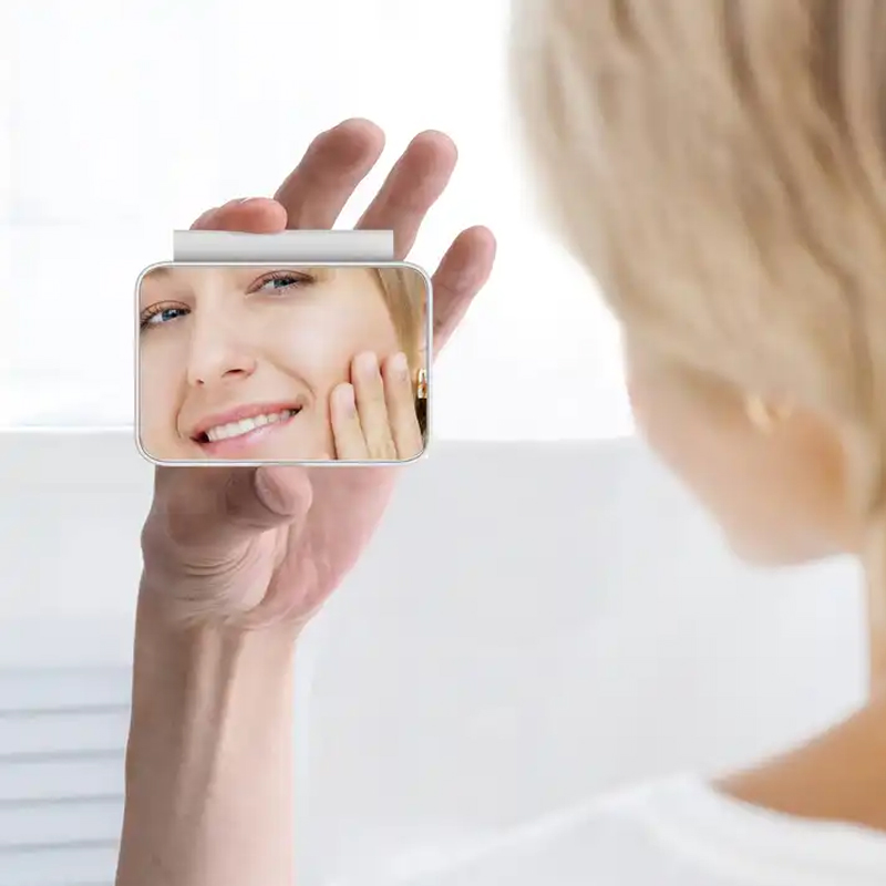 Mini Collapsible Type-C 3 In 1 Wireless Charger With Makeup Mirror