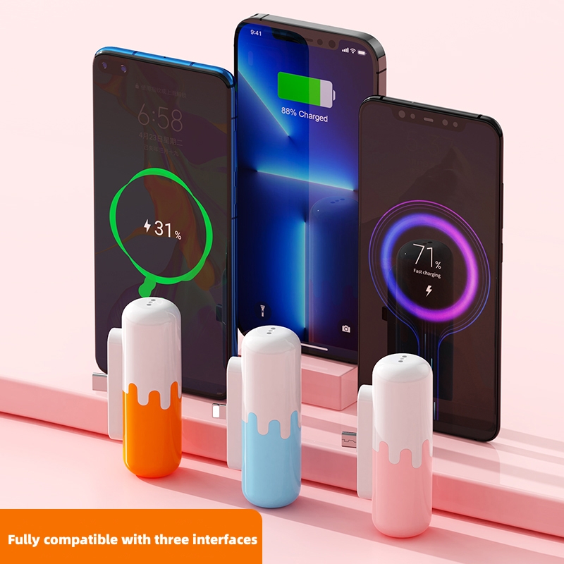Compact Size Portable Emergency Charging Power Bank