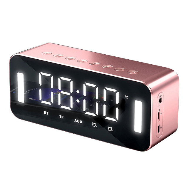 Wireless Alarm Clock Bluetooth Speaker 
