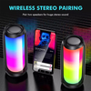 IPX5 Waterproof Portable Bluetooth Tws Bass Subwoofer Wireless Speaker with Light 