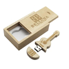 Promotion Gift Creative Design Guitars Wooded USB Flash Drive for gifts