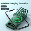 Dual USB Output Wireless Charger Power Bank 10000mah with 4 Cable