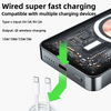 Fast Charging Transparent 5000mah Magnetic Wireless Charging Power Bank