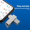 OTG Metal Rotating High capacity laptop Usb Flash Drive 