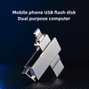 OTG Metal Rotating High capacity laptop Usb Flash Drive 