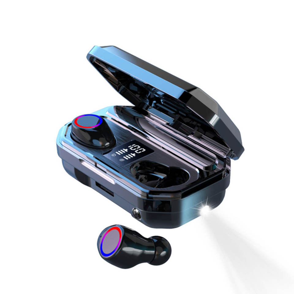 M12 V5.3 Bluetooth Sports earphone Earbuds Stereo Sound Ear Buds