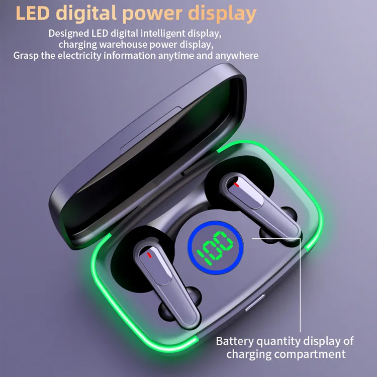 M80 TWS Colorful Led In-Ear Games Earbuds