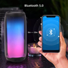 IPX5 Waterproof Portable Bluetooth Tws Bass Subwoofer Wireless Speaker with Light 
