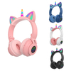 Customized Over Head Headset Cute Cat Ear Wireless Noise-cancelling Headphone