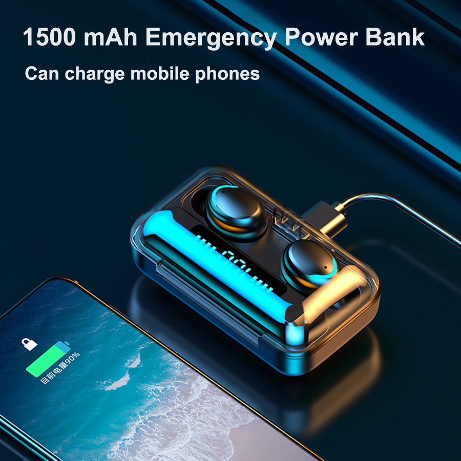 F9-5C Mobile Phone True Wireless Tws Earphones Long-lasting Battery Earphone