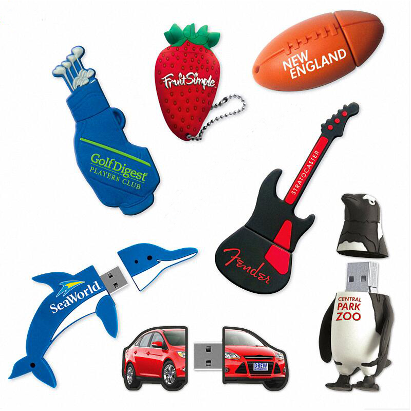 Commercial Daily Use Portable 16 GB USB Pvc USB Flash Drive for Meeting Gift