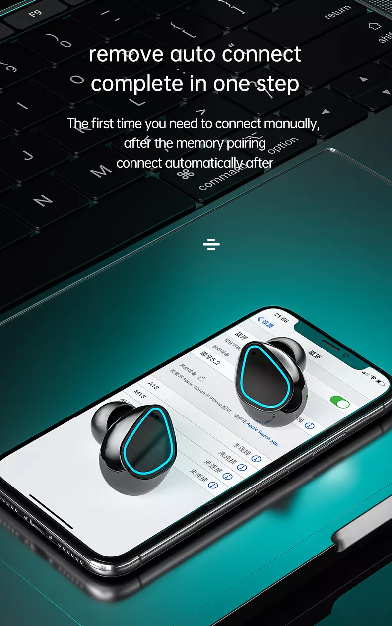 M30 Pro Tws True Wireless Sports Waterproof Touch Bass Earbuds for Phone Calls