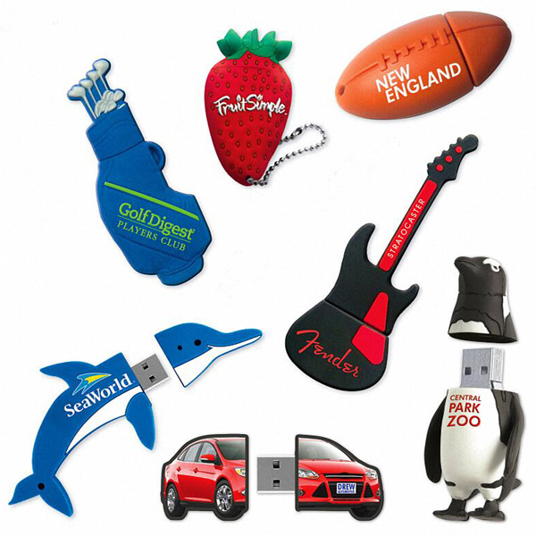 Customized PVC USB flash drive