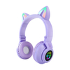 Cat Ear Headset Stereo Wireless Stereo Cute Pink Headphones