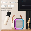 Portable Led Lamp Wireless Karaoke Speaker with Microphone