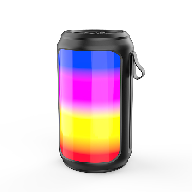 Long Battery Portable Mini Party Wireless Colorful Led Flashing Light Speaker