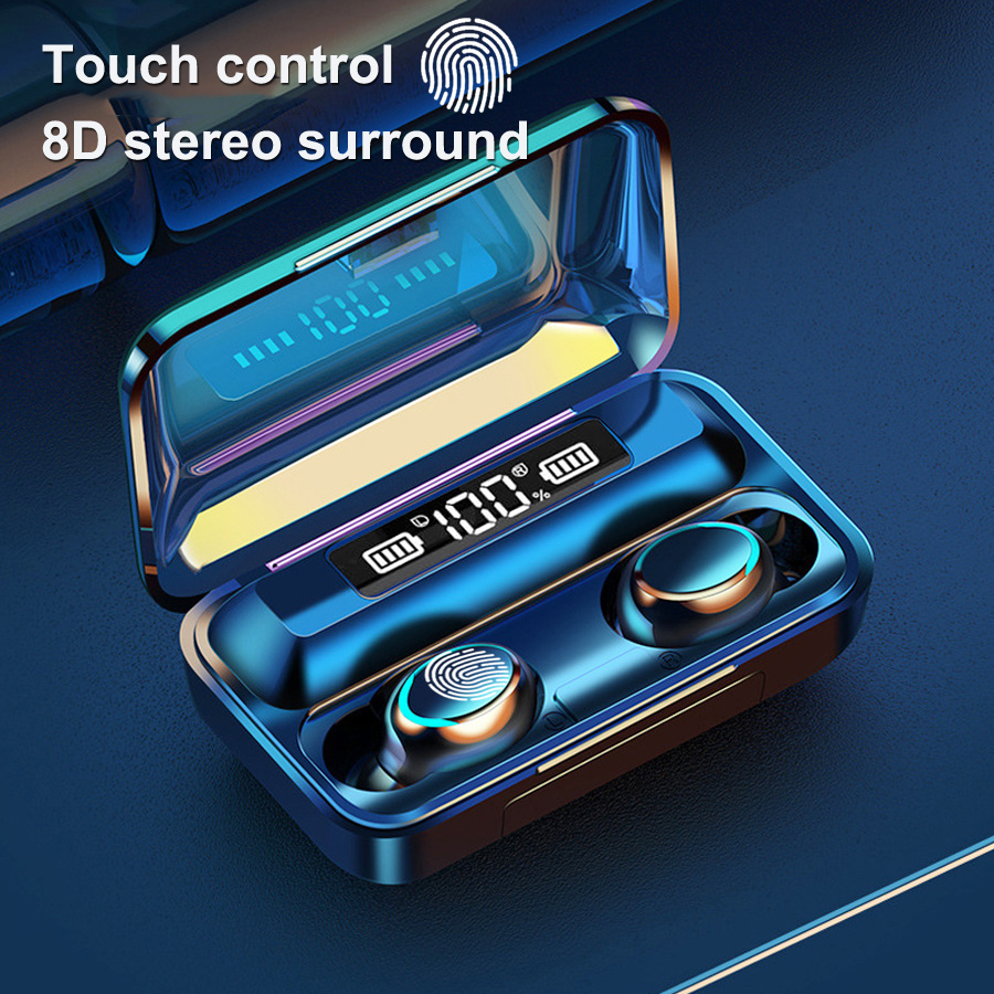 F9-5C Mobile Phone True Wireless Tws Earphones Long-lasting Battery Earphone