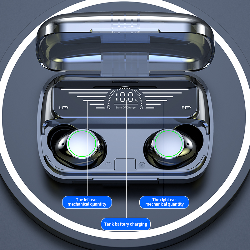 BQ10 Led Display Mobile Phone Tws True Wireless Earbuds 