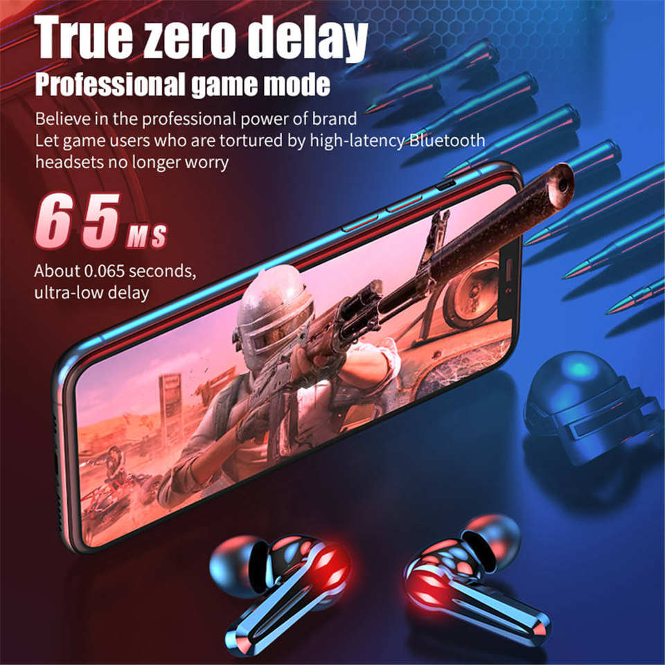 M28 Tws Waterproof True Earbuds Gaming water resistant Earphones