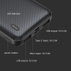 Dual USB Ports Portable Charger Battery Backup Power Bank