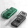 Compact Design Portable Wireless Charger Power Bank with Cable