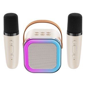 Portable Led Lamp Wireless Karaoke Speaker with Microphone