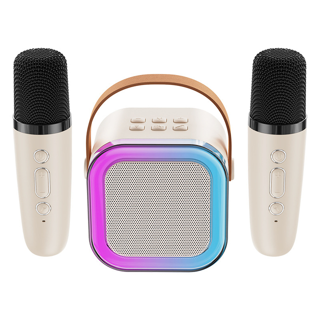 Portable Led Lamp Wireless Karaoke Speaker with Microphone
