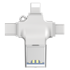 4 in 1 Commercial Metal USB Flash Drive for Share Videos