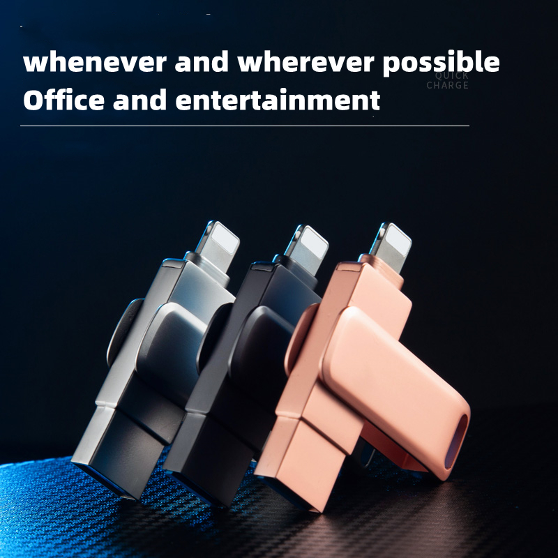 Y60 Extremely Large Capacity Metal Rotating 16MB-256GB Usb Flash Drive