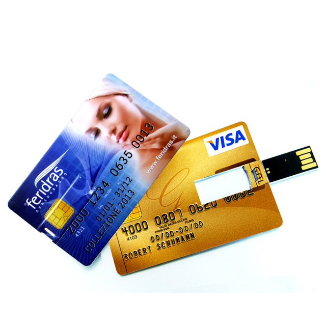 Business Credit Card Shape Usb Flash Drive