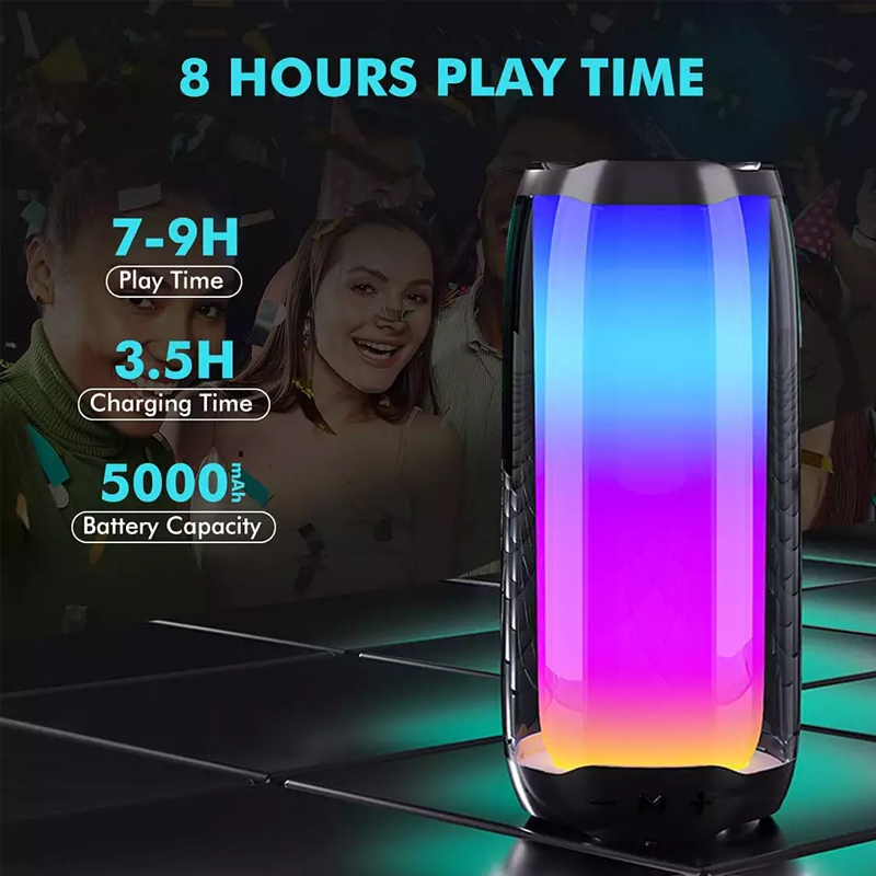 8 HOURS PLAY TIME speaker