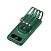 Dual USB Output Wireless Charger Power Bank 10000mah with 4 Cable