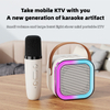 Portable Led Lamp Wireless Karaoke Speaker with Microphone