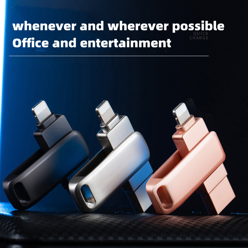 Y60 Extremely Large Capacity Metal Rotating 16MB-256GB Usb Flash Drive