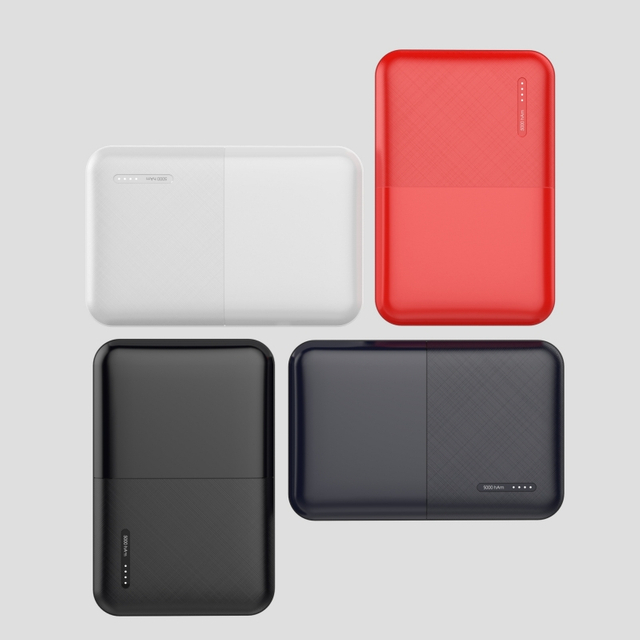 Dual Usb Output Ultra Slim Mobile Phone 5000mah Power Bank